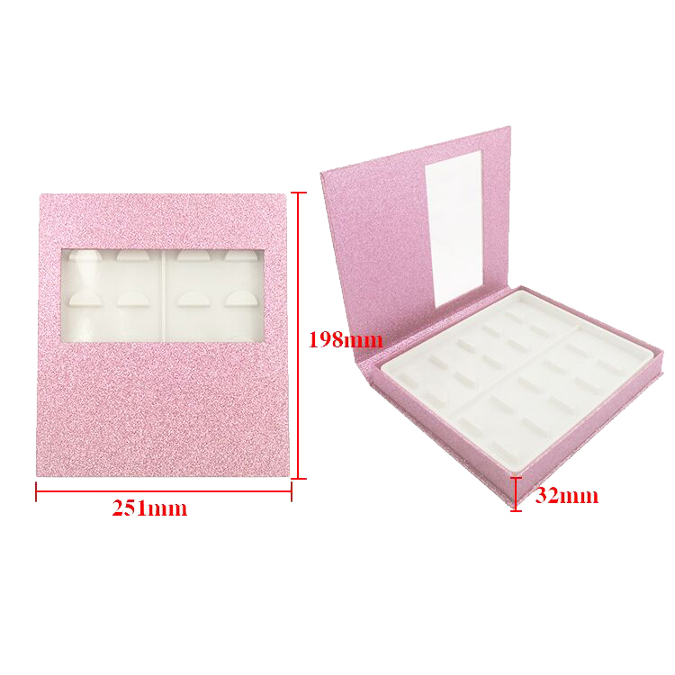 Private Label 100% Mink 10 Pairs Eyelashes Boxes Custom Logo