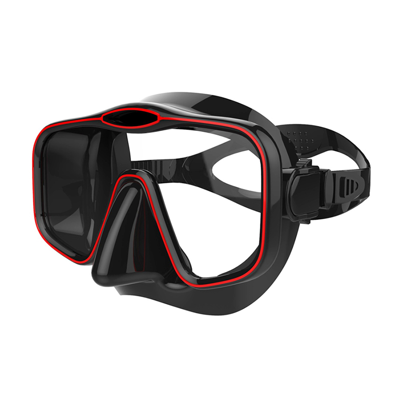 Deep Diving Tempered Glass Snorkel Mask MK-1100 diving mask dive goggles custom