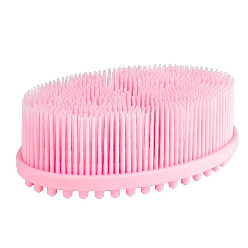 Wholesale Body Brush for Wet and Dry Brushing Silicone Gentle Exfoliating for silicone body brush