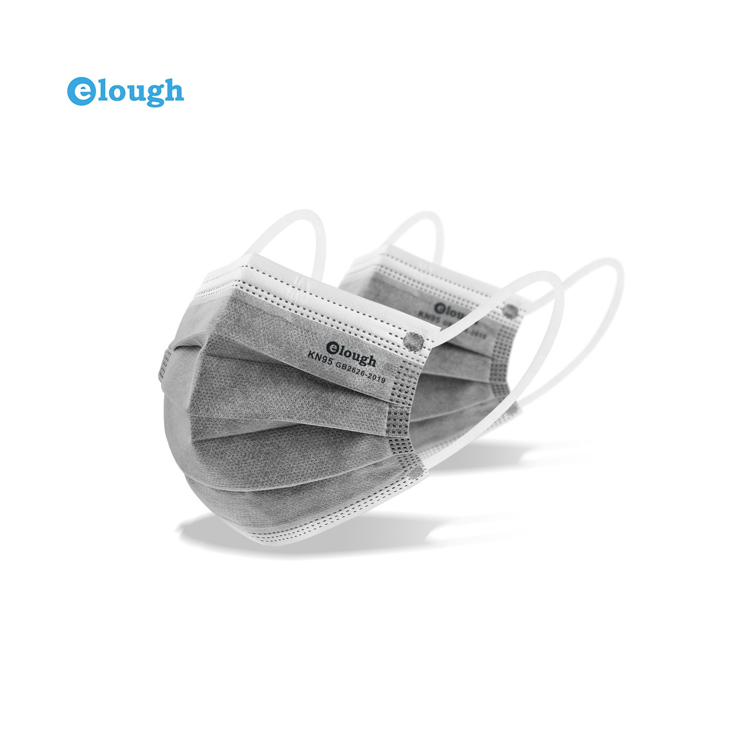 Elough хит продаж 10 шт. оптом защитный kn95 5 слоев материала на ушных петлях колледж крышка одноразовая маска для лица с логотипом