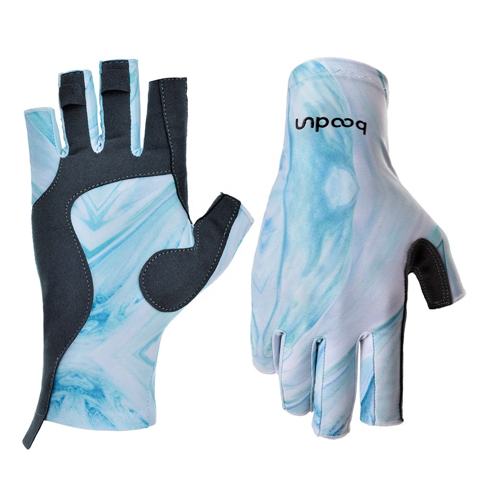 Outdoor Fishing Sun Gloves Men Women Outdoor Fishing Protection Anti-slip Half Finger Sports Fish Equipment Angling Gloves