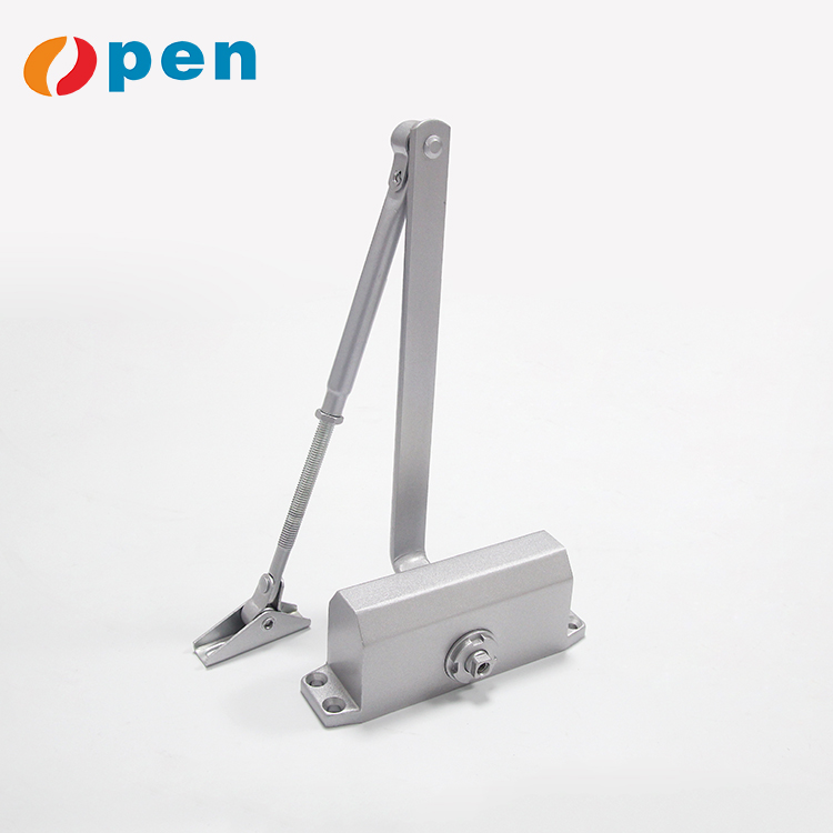 Aluminum hydraulic heavy duty automatic door closer with sliding arm door sliding arm