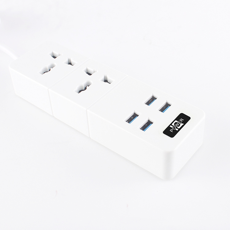 EU US UK Plug Power Strip Switch 1.8 M cable Universal Outlets 4 USB Electrical Extension Cord Socket Network Filter