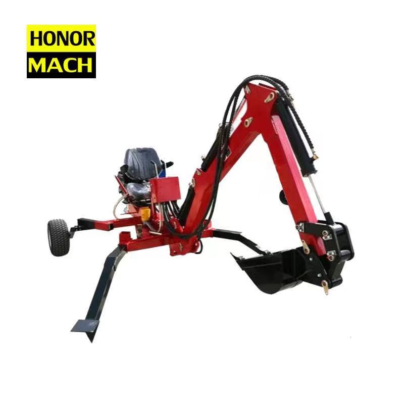 Planting tree ,moving rocks and dirt, removing stumps Towable backhoe 9hp/13hp/15hp