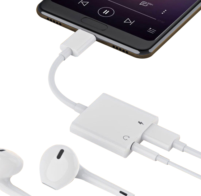 USB-адаптер типа c, зарядное устройство, аудиокабель 2 в 1, USB Type-c до 3,5 мм, адаптер аудиоразъема