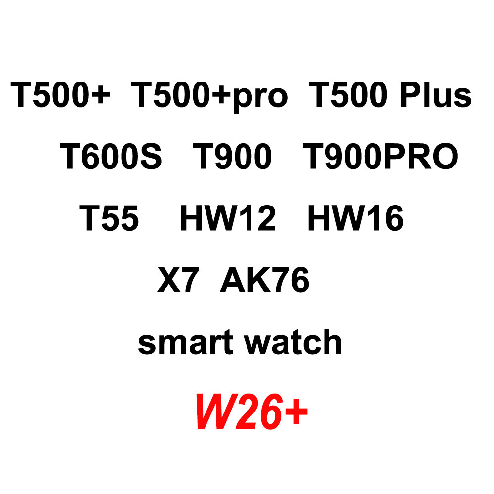 T500 W26 HW22 D20 M5 116plus Manufacturer Factory Bracelet Relojes Rate Blood Pressure Waterproof Smart Watches