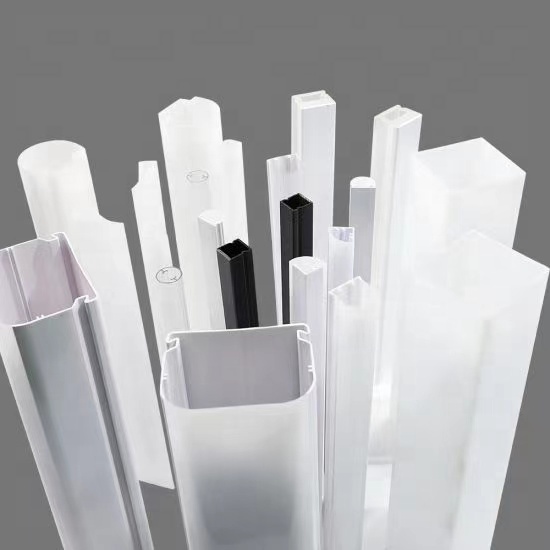 Customizable Transparent Acrylic PMMA PC Extrusion Plastic Diffuser Lamp Cover Linear Lampshade For Led Lighting