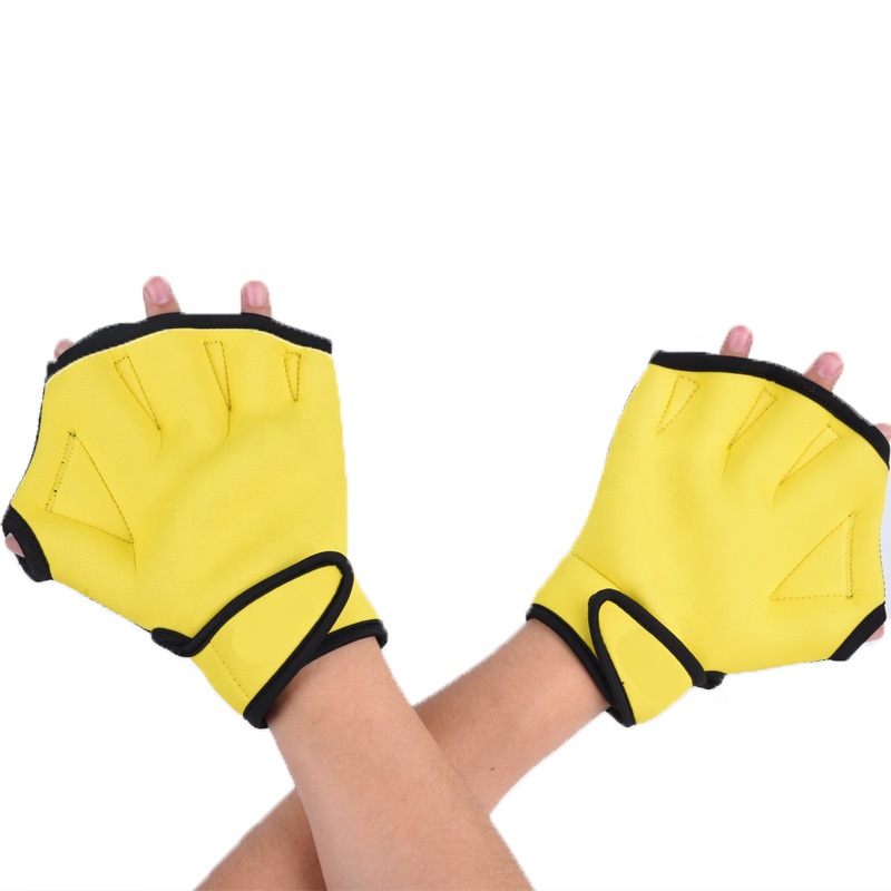 Hot Selling Diving Hand Gloves Swimming Wear Paddle Palm Webbed Gloves