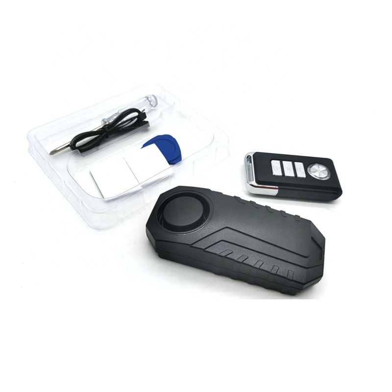 Ebike Accessories Remote Control Wireless Anti-theft Vibration Sensor Alarm for Electric Bike Parts Bicycle Alarm