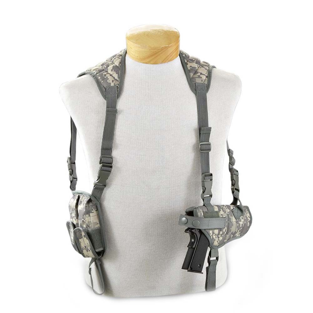 Открытый пистолет сумка tactical_кобура Универсальный скрытый плечо Пистолет Чехол кобура с 2 Журнал Мешок