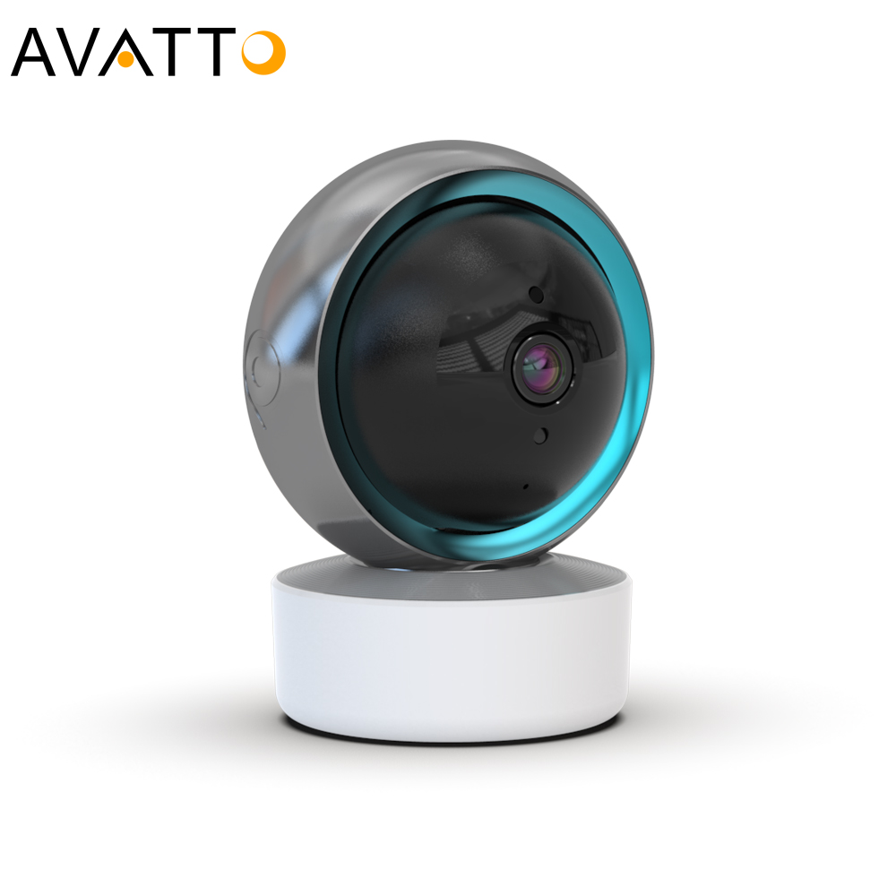 AVATTO WiFi 2MP IP-камера Tuya Smart Indoor Night VIsion двухсторонняя аудио смарт-сетевая камера