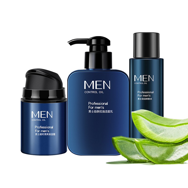 Private Label Oil Control Skin Cleansing Rejuvenating Facial Mens Skin Care Set