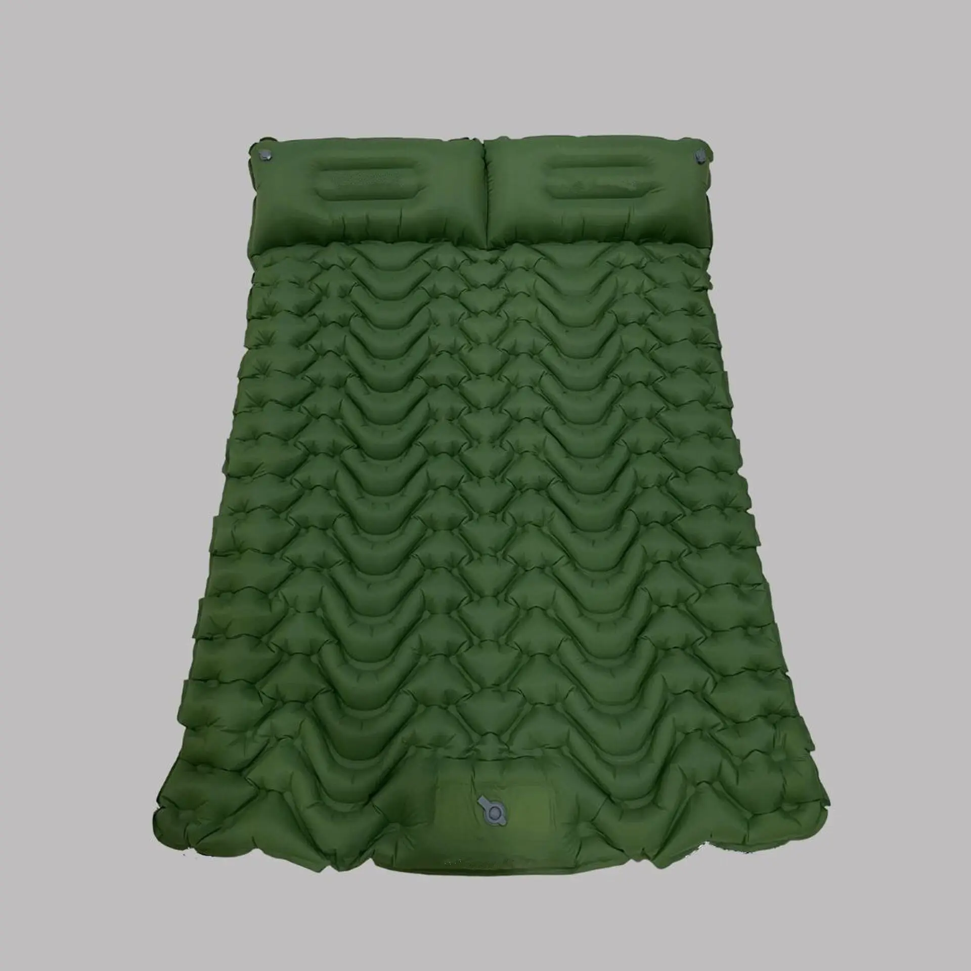 Inflatable Camping  Foot Press Double Camping Sleeping Pad Ultralight Camping Mat with Pillow