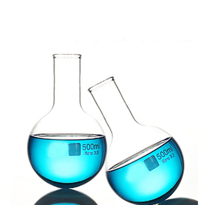 Labs Borosilicate Glass Round Boiling Flask 500ml