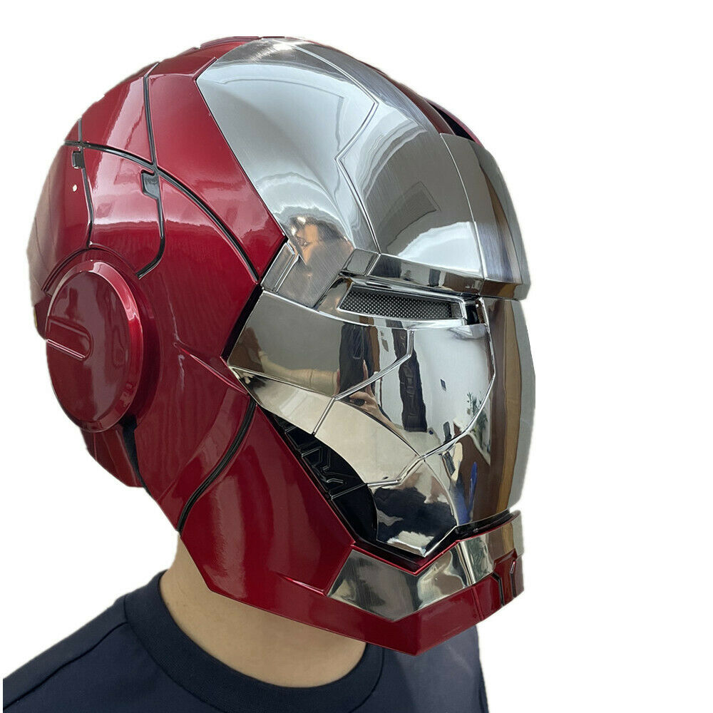 Free Shipping! New Cattoys IronManer Super Hero MK5 Helmet 1:1 English+Chinese Voice-controlled Wearable Helmet In Box