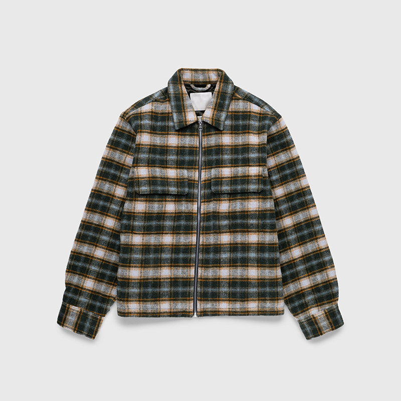 flannels thick custom labels button up wholesale shirts plaid jacket outerwear winter warm mens fleece plus size vintage