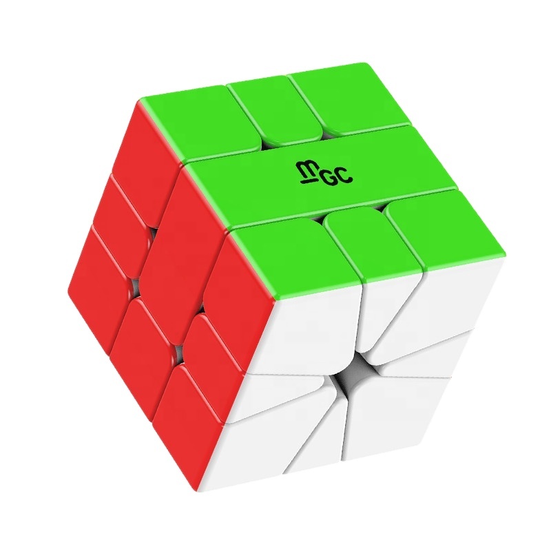 YONGJUN MGC SQ magnetic cube with black spare part professional YJ Magic cube puzzle Educational Toys