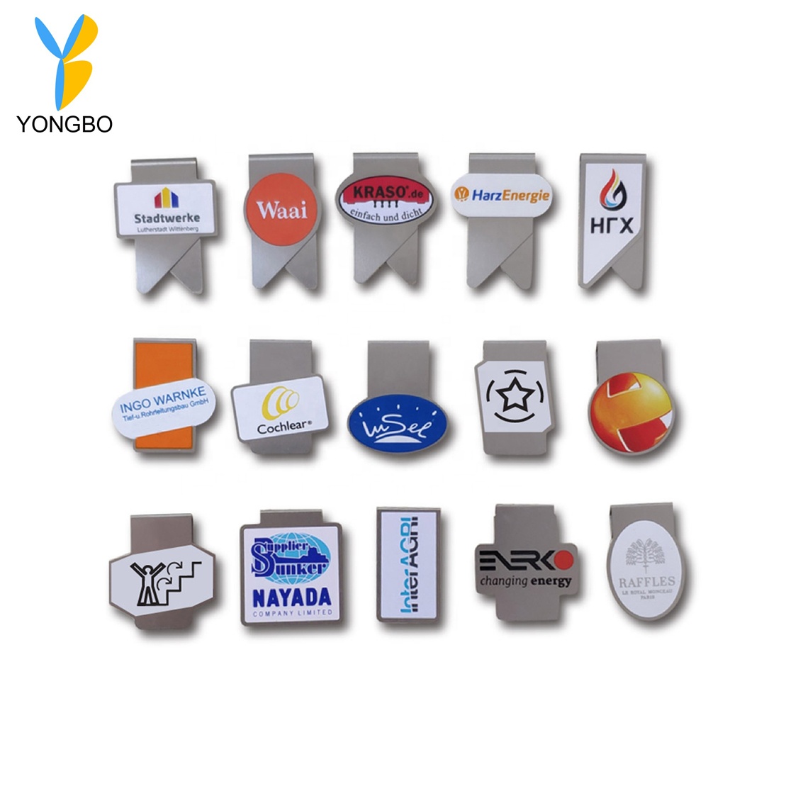 Manufacturer Supplier Flat Paper Clip for Wholesale Metal Bookmark