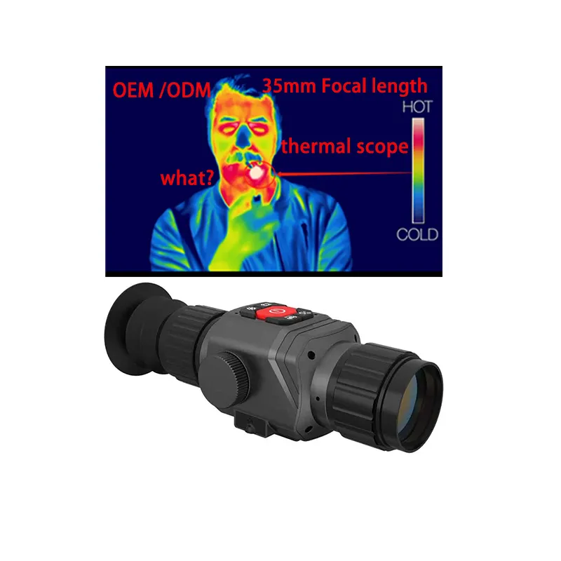 Hti HT-C8 Tactical 640 Longot Riflescope Infrared Thermal Scope For Hunting With 54mm Lens