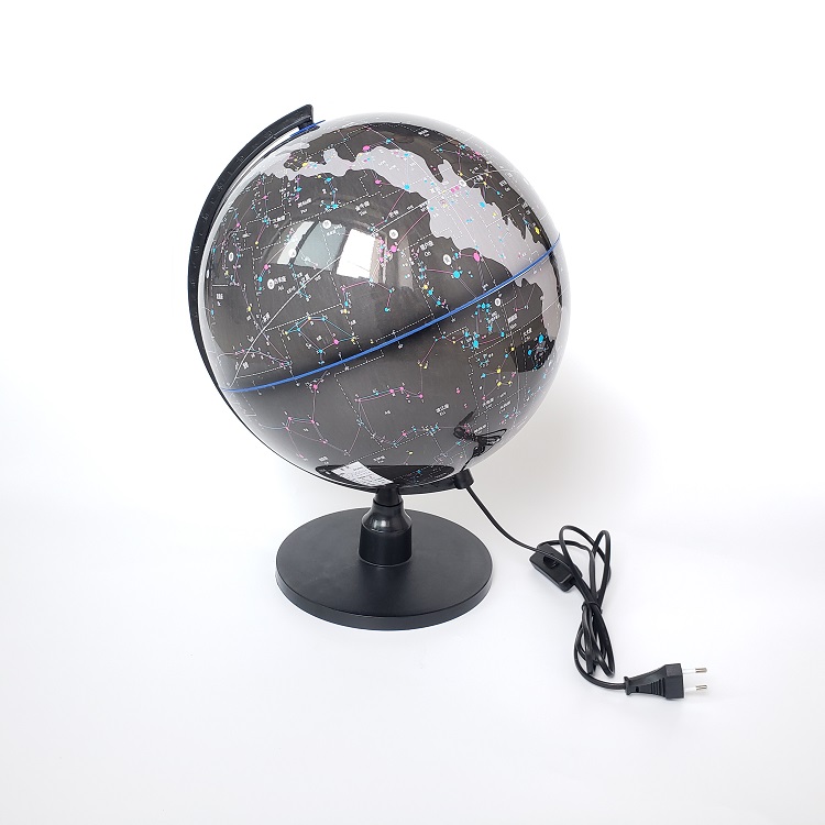 Multi-purpose geography teaching instrument disply birthday gift celestial globe with light