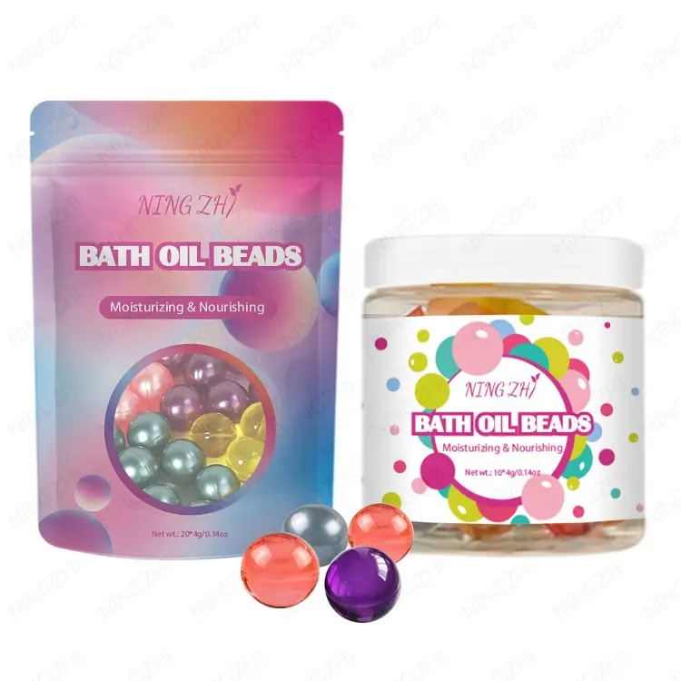 Natural plant ingredients organic wholesale capsule bath oil beads