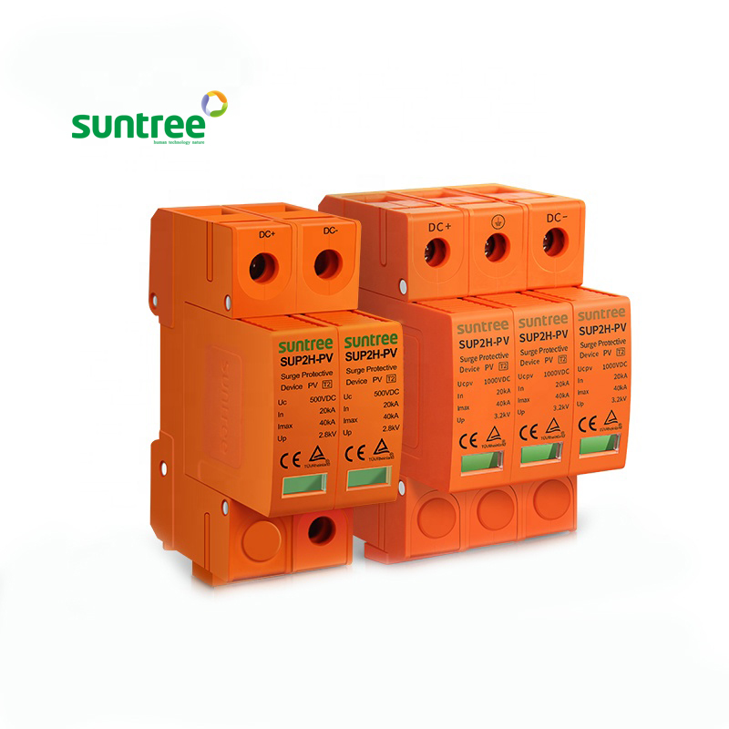 Защита от перенапряжения spd Защита от перенапряжения Тип 2 2P 500vdc 600vdc 800vdc dc spd