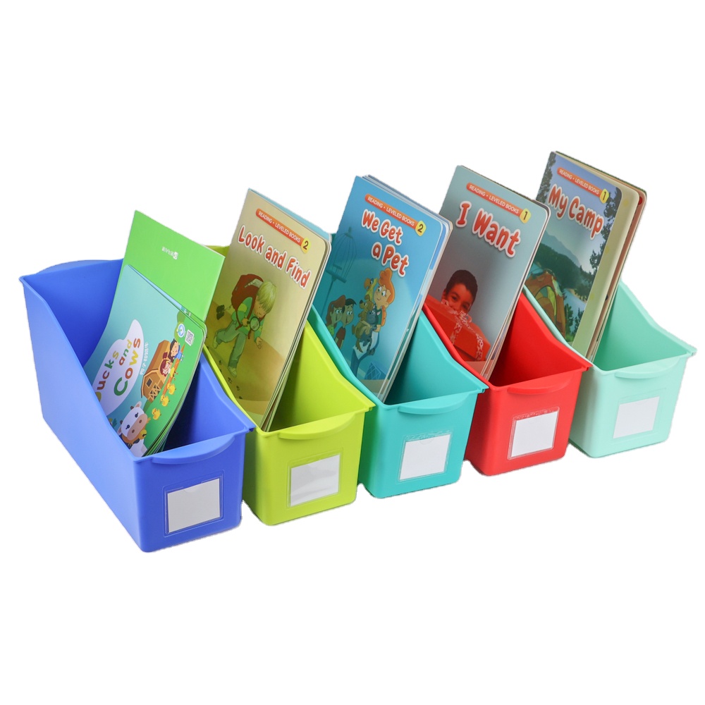 Hot Sale Kid's Book Bin Vertical Magazine File Holders for School Classroom Home