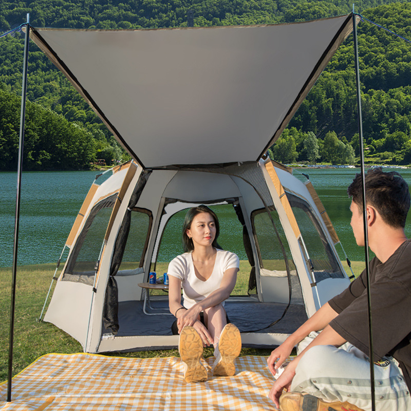 Multifunctional Folding Easy Install House Automatic Event Party Large Camping Sleeping Tent Camping Tent For 1 Or 2 Person