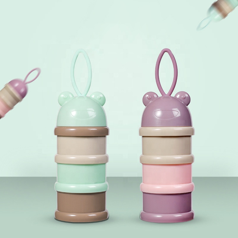 3 слоя BPA бесплатных пищевых Детское Питание Миксер для сухого молока для хранения детское молоко порошок диспенсер формулы для кормления пластиковый контейнер