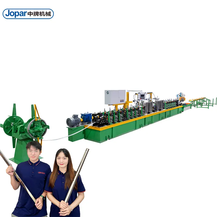 B-ZP-P40 Full Automatic Welded Pipe Machine / SS Tube Mill / Steel Pipe Production Line