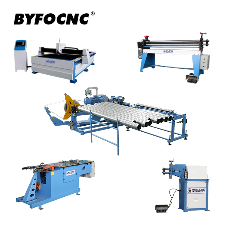 HVAC system Ventilation mold type spiral duct making auto air duct spiral forming round tubeformer machine