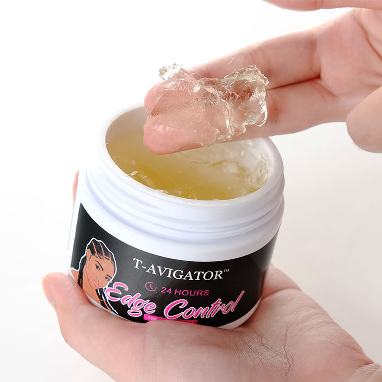 Glitter Vegan Super Strong Extreme Hold Low Moq Wholesale Custom With Logo 4c Hair Shine Jam Vendors Private Label Edge Control