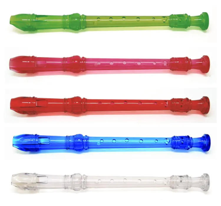Hot sale 8 holes professional flute musical instrument toy coloured flutes in pvc flute bag