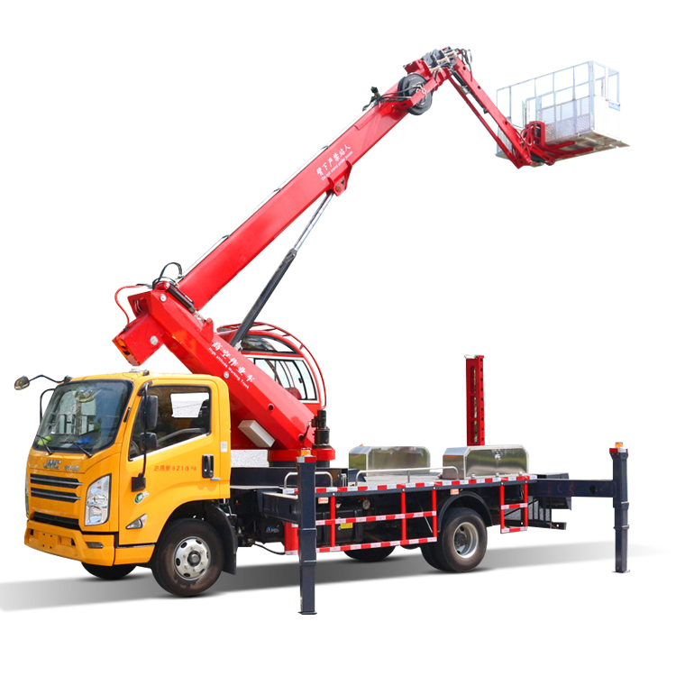Подъемная платформа arms articulating boom lift work truck platform