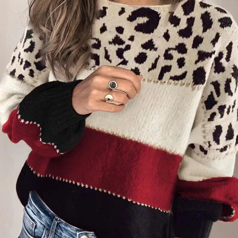2021 Hot Sale Winter New Color Women Loose Round Collar Bottom Sweater Lady Knitted Clothing