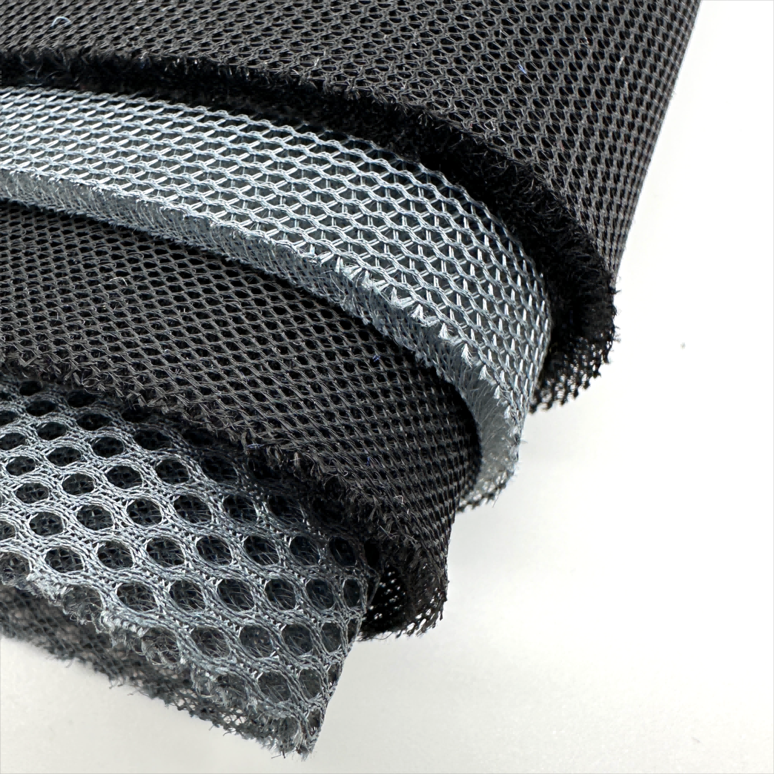 Sports Shoes Air Mesh Fabric 180gsm 3D Knit Circular Hole Design Fluorescent 100% Nylon Knitted Mesh Net Hexagonal Circular Hole