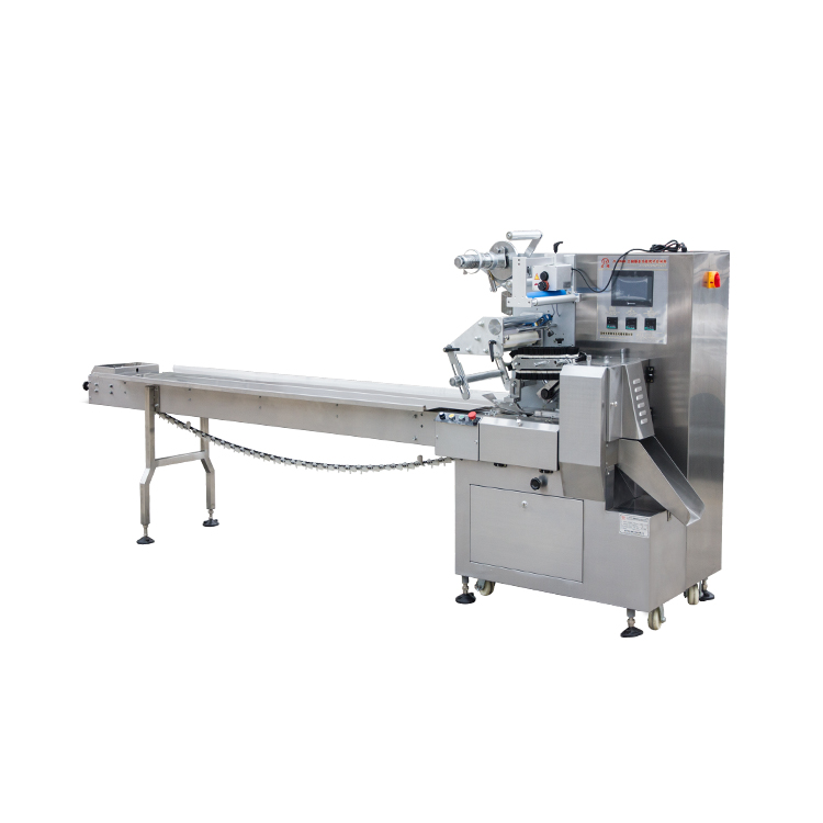 Automatic Pillow Type Wrapping Machine Bread Biscuit Candy Bar Chocolate biscuits wrap machine popsicle packaging machine