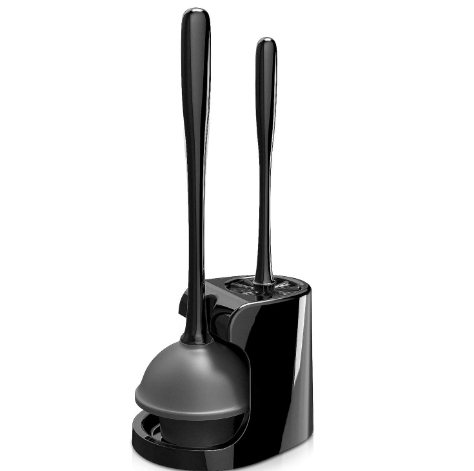 Toilet Plunger and Bowl Brush Combo for Bathroom Cleaning Toilet Brush Cleaner