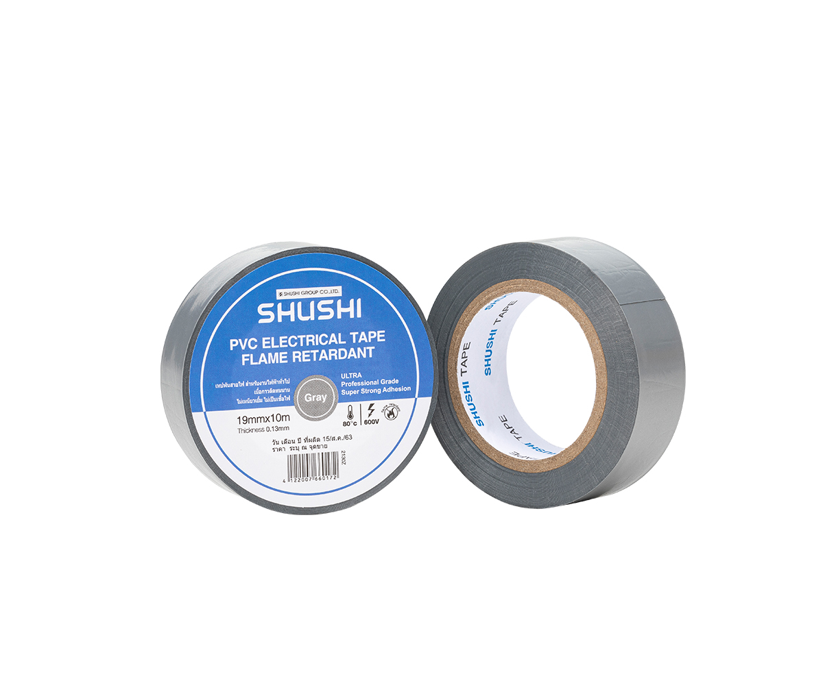 PVC Electrical Tape Jumbo Roll Big Roll Grey Color