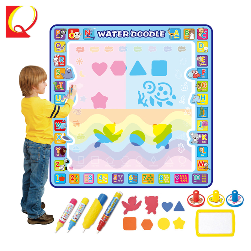 OEM игрушка 100x100 см большой детский когнитивный акваволшебный коврик для рисования