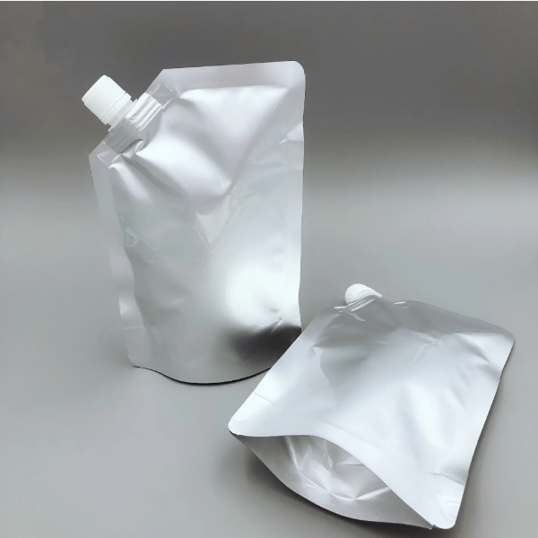 Wholesale Matte Clear Plastic Drink Suction Bag Children's Beverage Juice Spout Bag