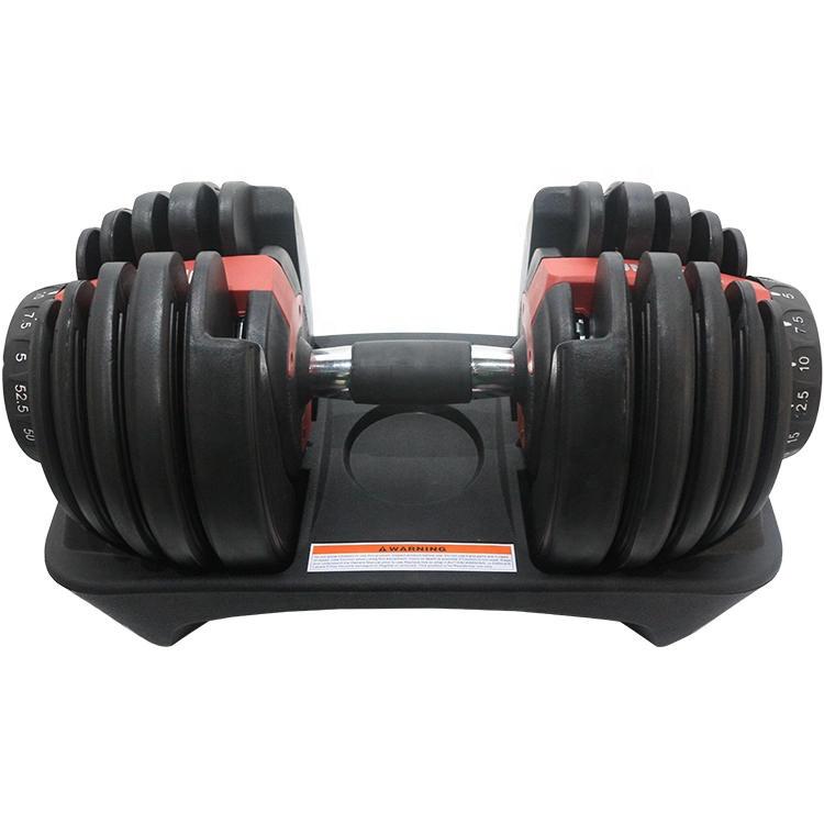 In Stock 40Kg Quickly 24Kg Large Free Weights Fitness Dumbells Pair Adjustable Dumbbell