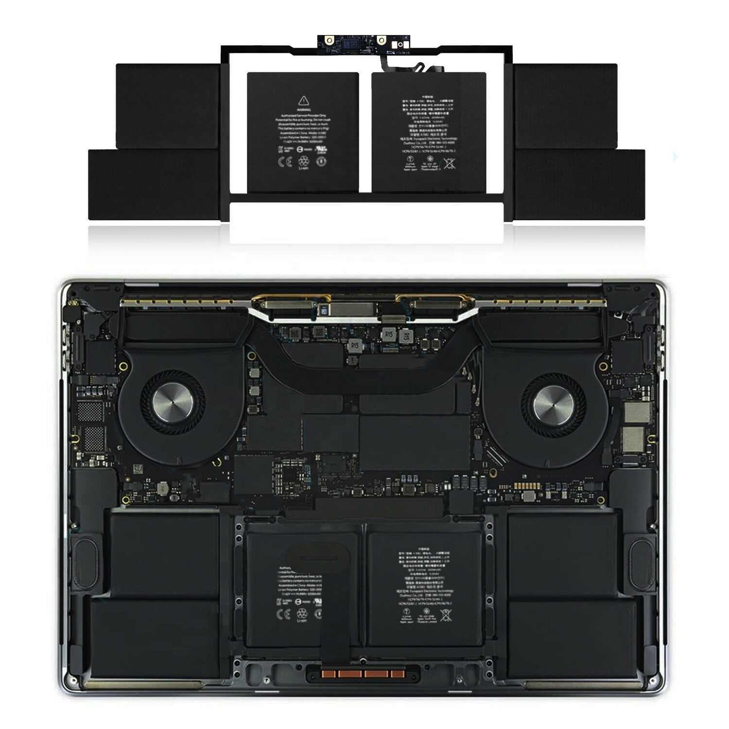 Сменный аккумулятор A1820 для ноутбука MacBook Pro 15 дюймов A1707 2016 2017