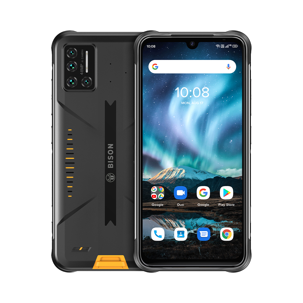 Смартфон UMIDIGI BISON 2021 защищенный, IP68/IP69K, 8 + 128 ГБ, 48 МП матрица, четыре камеры, дисплей 6,3 дюйма FHD +, NFC, 4G