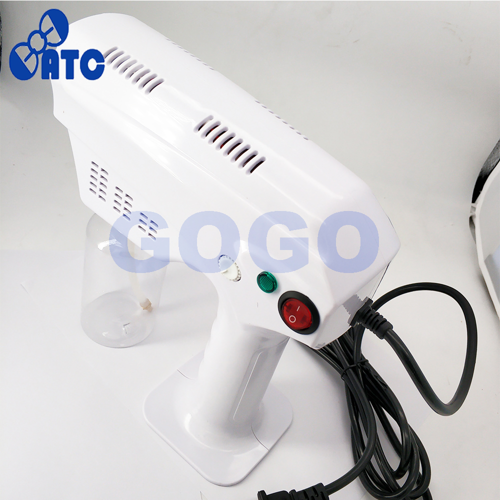 1200W 110v-220v портативный Распыление дезинфекции для дым-машины сценическая дымовая машина синего света нано оружие пара спрей для волос машина