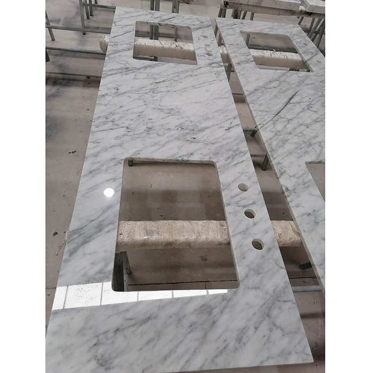 Carrara Venato, мраморные аксессуары для ванной комнаты, двойная раковина, столешница для умывальника Bianco, дизайн обеденного стола
