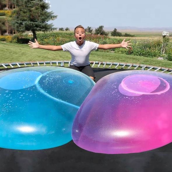 Water bubble ball Bola de burbuja de agua transparente TPR bolas de goma inflables grandes increibles llenas de agua para ninos