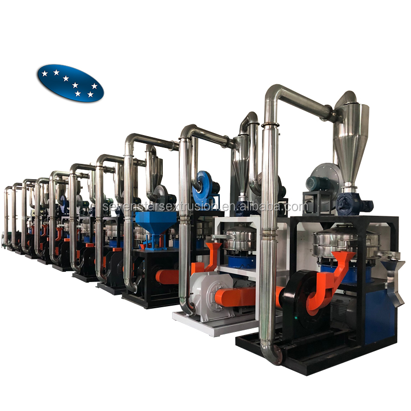 Цена на пластиковый PE PP PVC PET ABS EVA фрезерный шлифовальный станок для переработки пластика