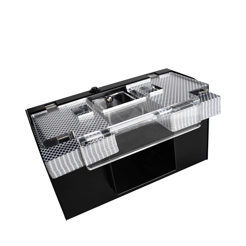 YH High Speed 2 Decks Card Shuffler Machine With Red&Bule Light
