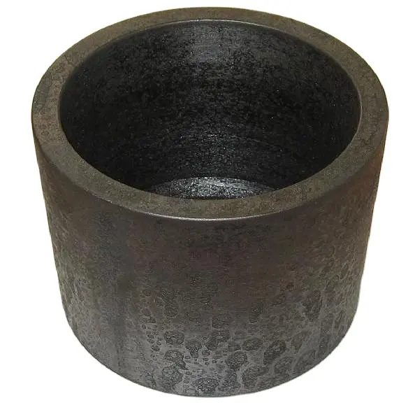 High-purity graphite crucible for melting cast iron